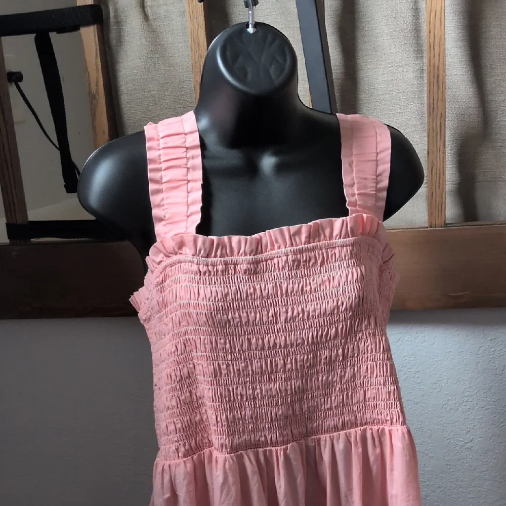 ✨nwt Abercrombie And Fitch Smocked Bodice Easy Maxi Dress Size XXLP